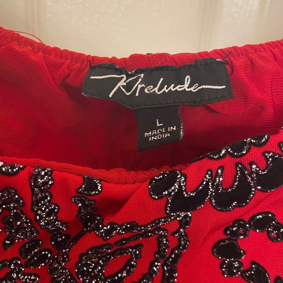 WOW !!! NWT - STUNNING EVENING TOP- OFF THE SHOULDER HOT !!  Stretch  L - Picture 8 of 16